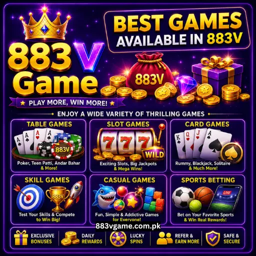Best Games Available in 883V Game